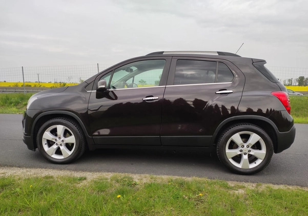 Chevrolet Trax cena 33500 przebieg: 220000, rok produkcji 2013 z Gniezno małe 137